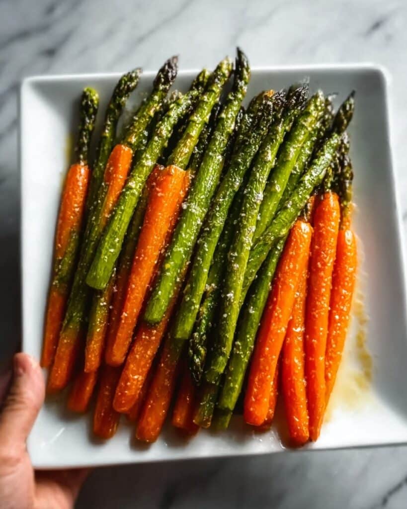 Roasted Asparagus and Carrots Recipe