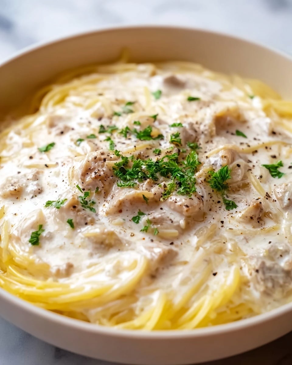 Crock Pot White Lasagna Soup Recipe - Recipe Image