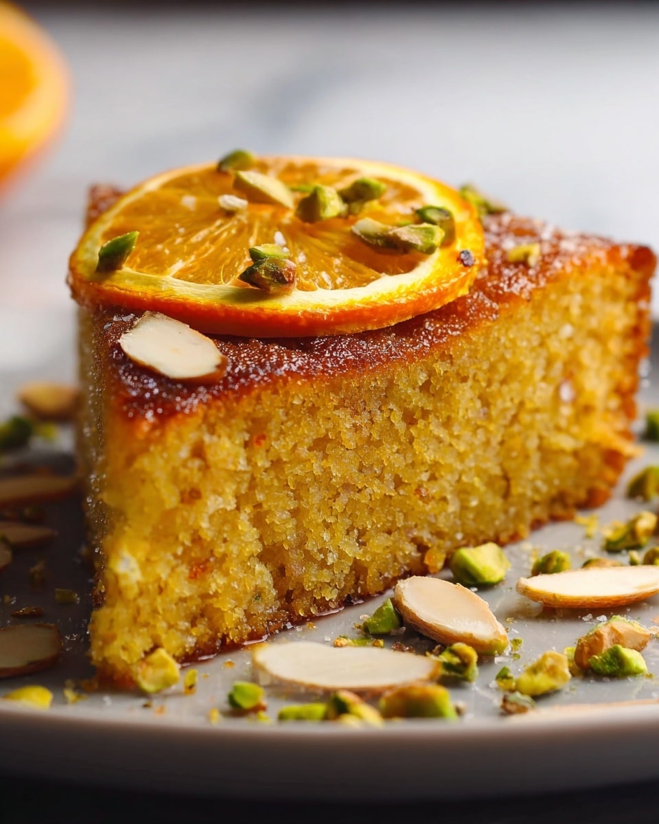 Flourless Orange, Pistachio, and Almond Cake Recipe - Recipe Image