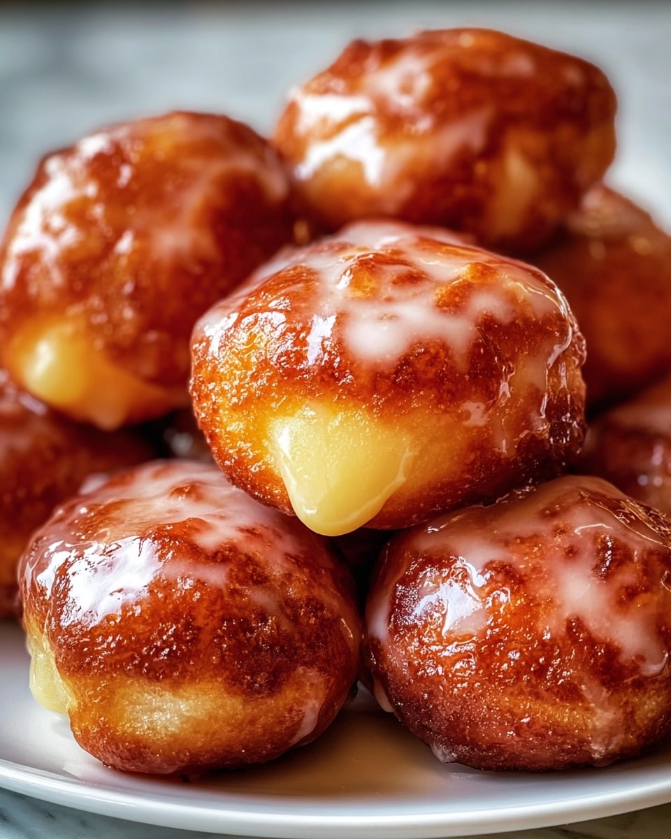 Soft Cinnamon Apple Fritters with Vanilla Glaze Recipe - Recipe Image
