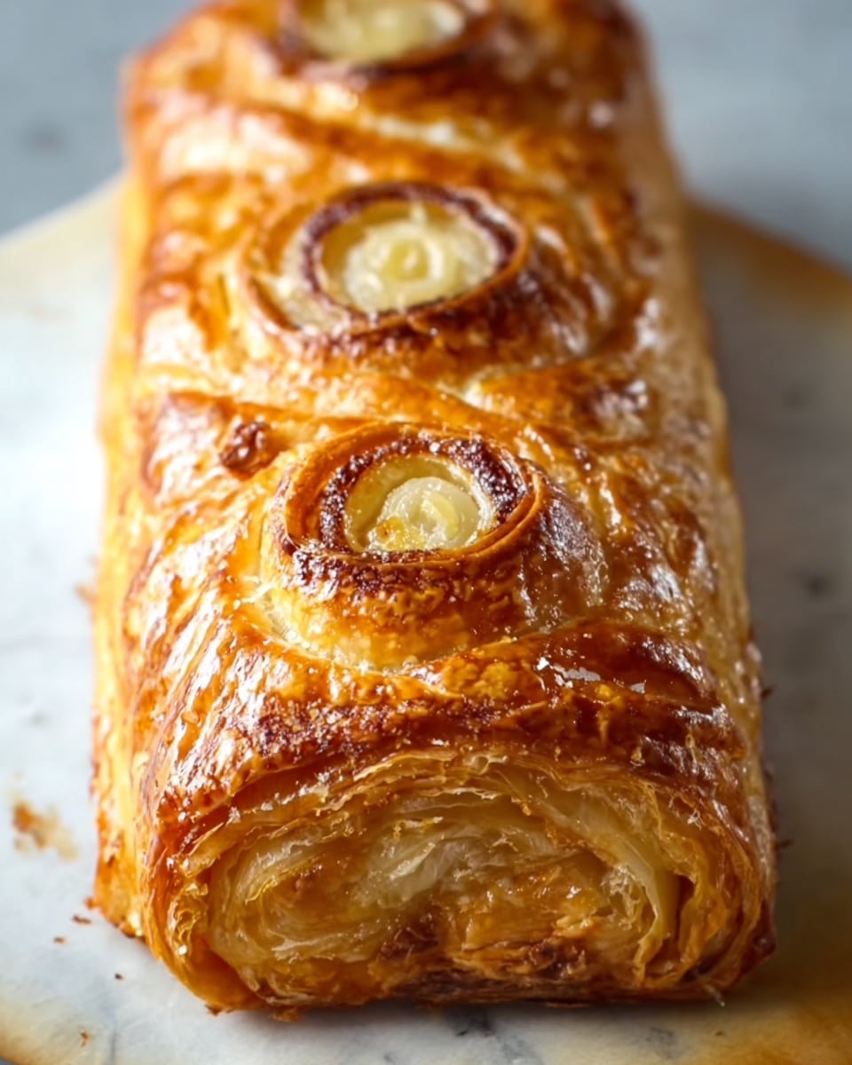 Viral Cheeseburger Onion Ring Roll That'll Wow Your Guests Recipe - Recipe Image