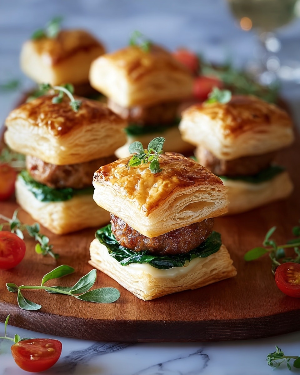 Cheese Puff Sliders Recipe - Recipe Image