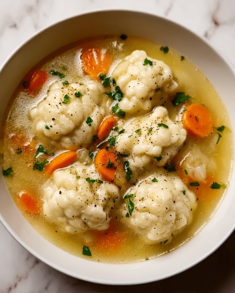 Creamy Chicken and Dumpling Soup Recipe - Recipe Image