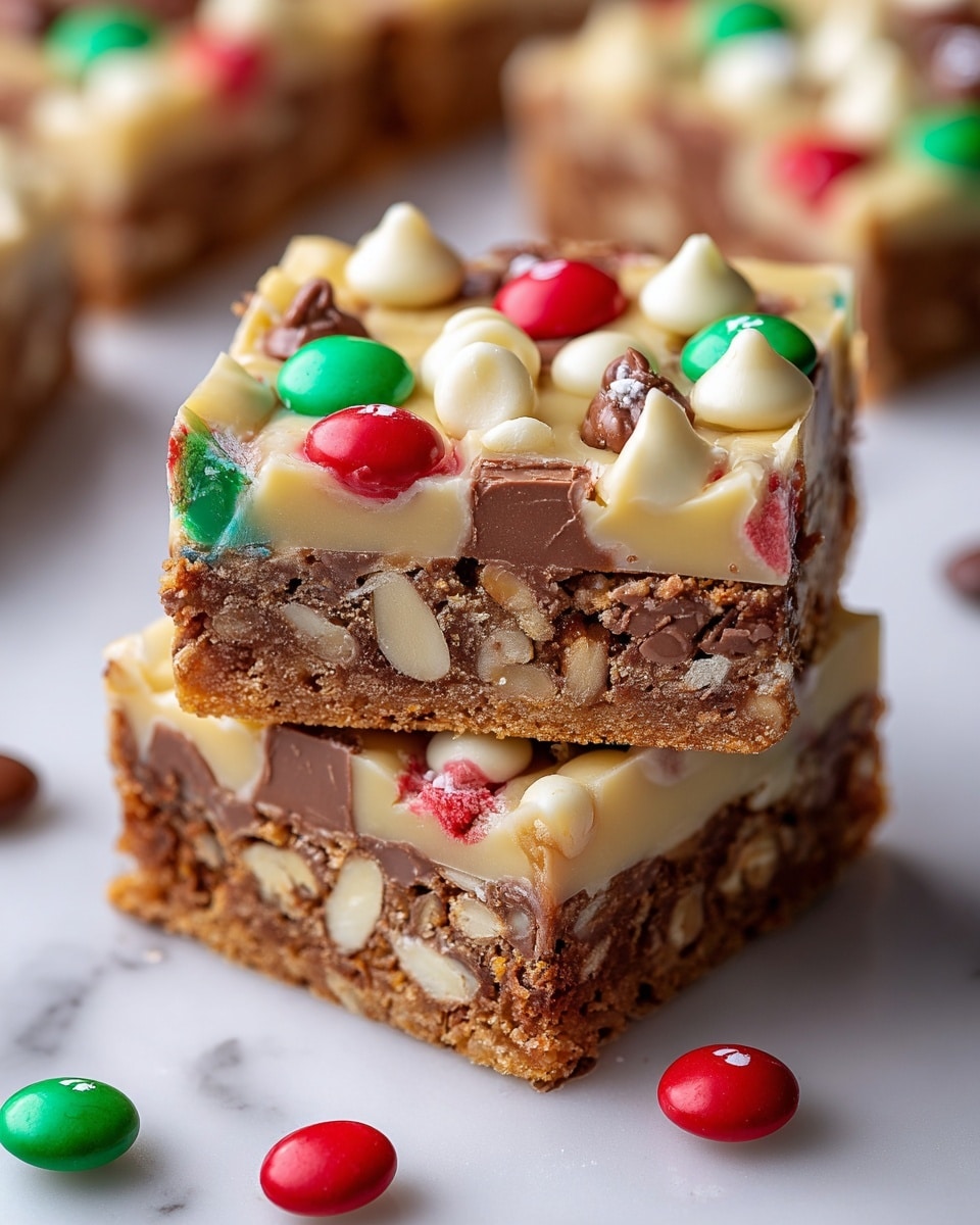 Christmas Cookie Bars Recipe - Recipe Image