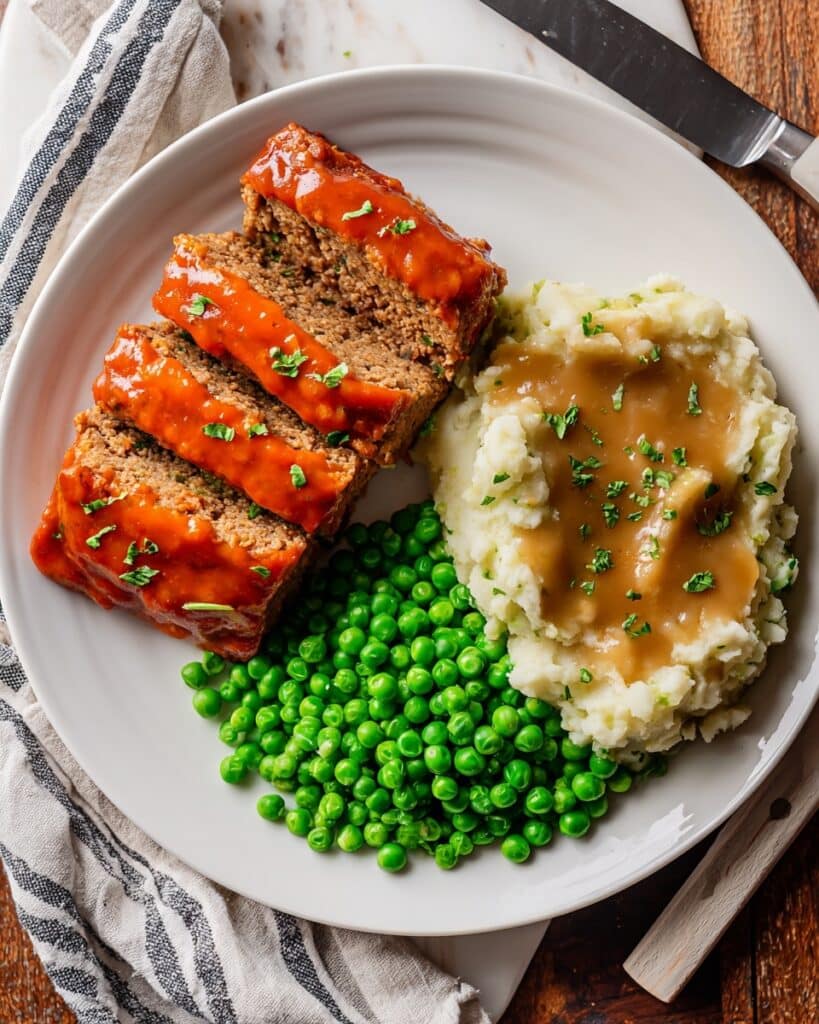 Turkey Meatloaf with Mashed Sweet Potatoes Recipe