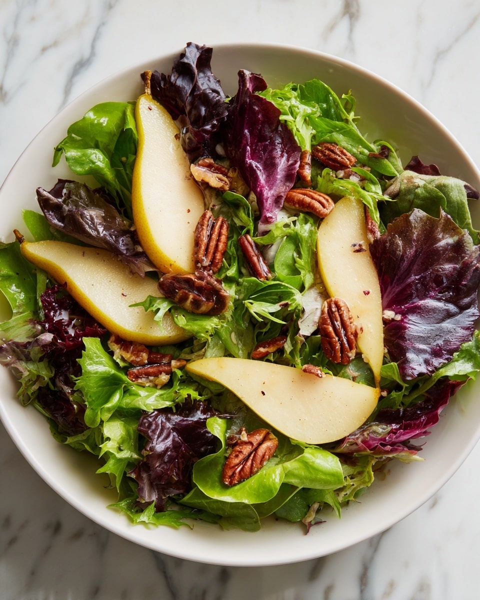 Winter Salad with Pears and Pecans Recipe - Recipe Image