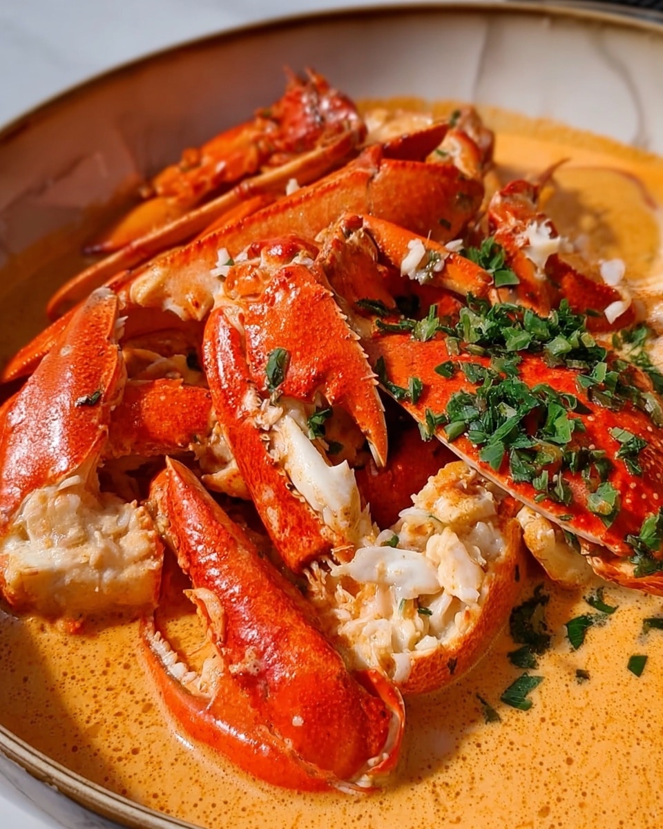 Creamy Spicy Lobster Pasta Recipe - Recipe Image