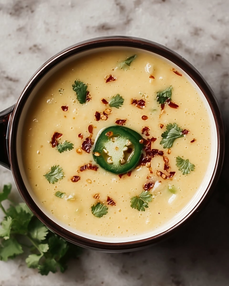Smoky Jalapeño Cheddar Potato Soup Recipe - Recipe Image