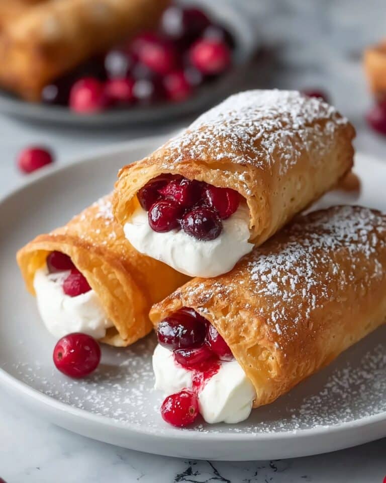 Cherry Cheesecake Egg Rolls Recipe