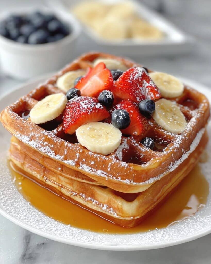 High Protein Waffles with 45g Protein for Epic Mornings Recipe