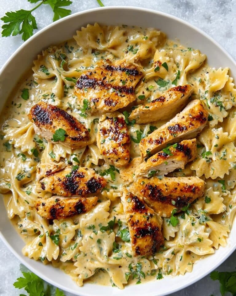 Creamy Garlic Parmesan Chicken Pasta Recipe