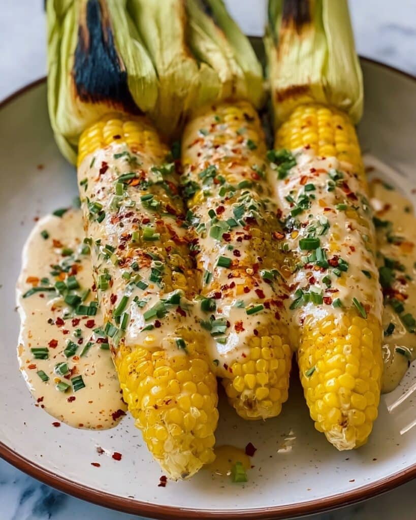 Cheesy Garlic Butter Corn on the Cob Recipe