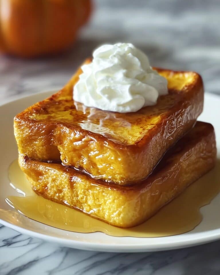 Pumpkin Pie French Toast with Homemade Pumpkin Syrup Recipe