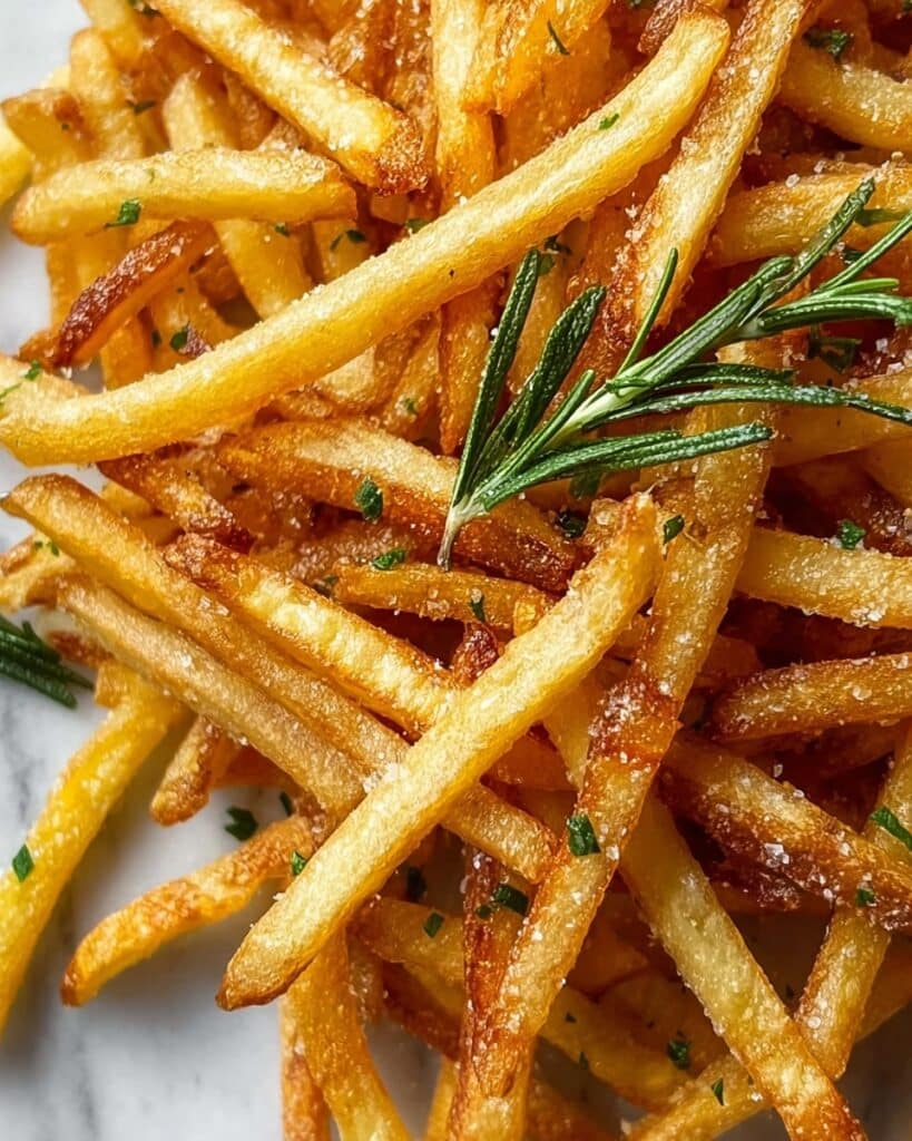 Rosemary Straw Potatoes with Lemon Salt Recipe