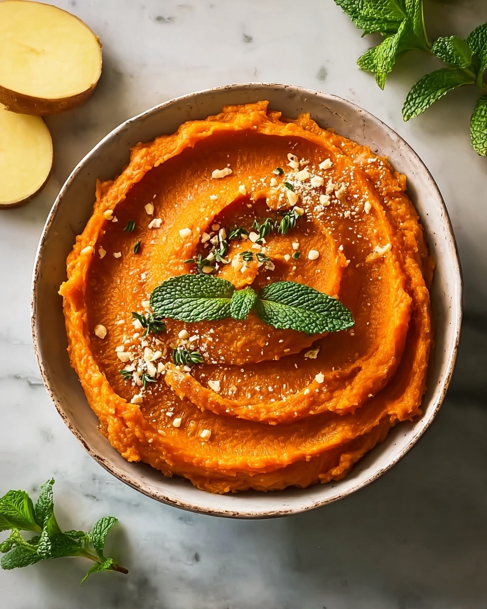 Creamy Maple Mashed Sweet Potatoes: A Soul-Warming Side Dish Recipe - Recipe Image