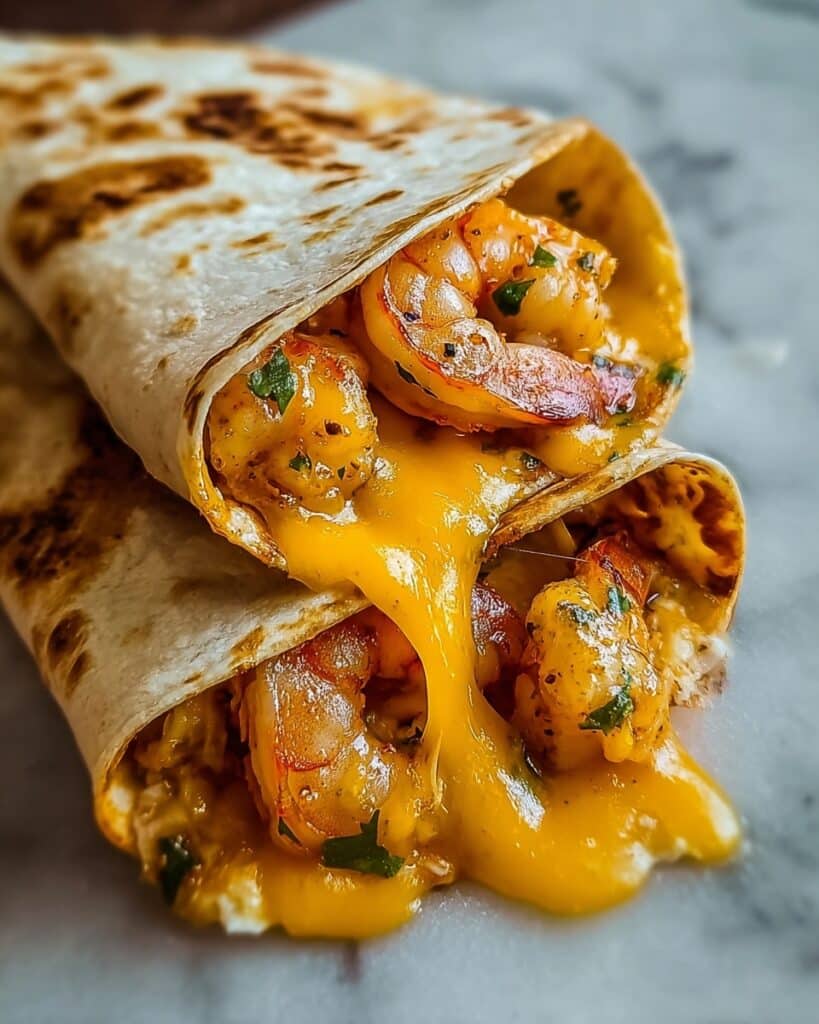 Loaded Shrimp Nacho Bomb Wraps Recipe