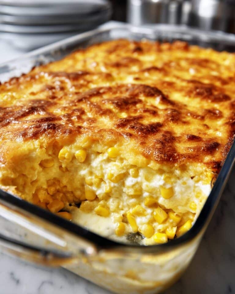 Creamy Corn Casserole with Jiffy Mix Recipe