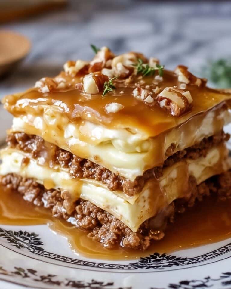 Decadent Peanut Butter Crunch Lasagna Recipe