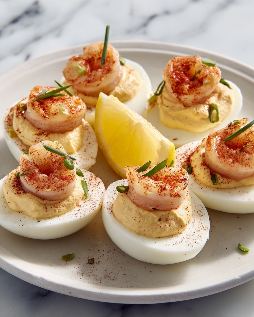 Cajun Shrimp Deviled Eggs Recipe - Recipe Image