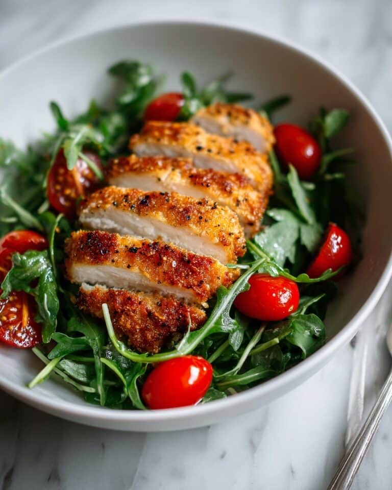 Chicken Milanese with Arugula Salad Recipe