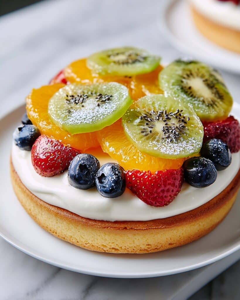 Healthy Bagel Fruit Pizzas for Kids Recipe