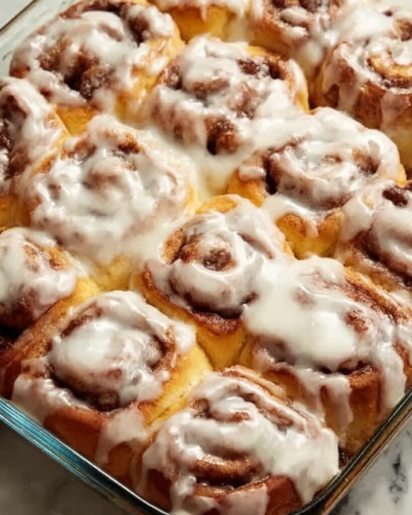 Dessert Cinnamon Roll Casserole Recipe