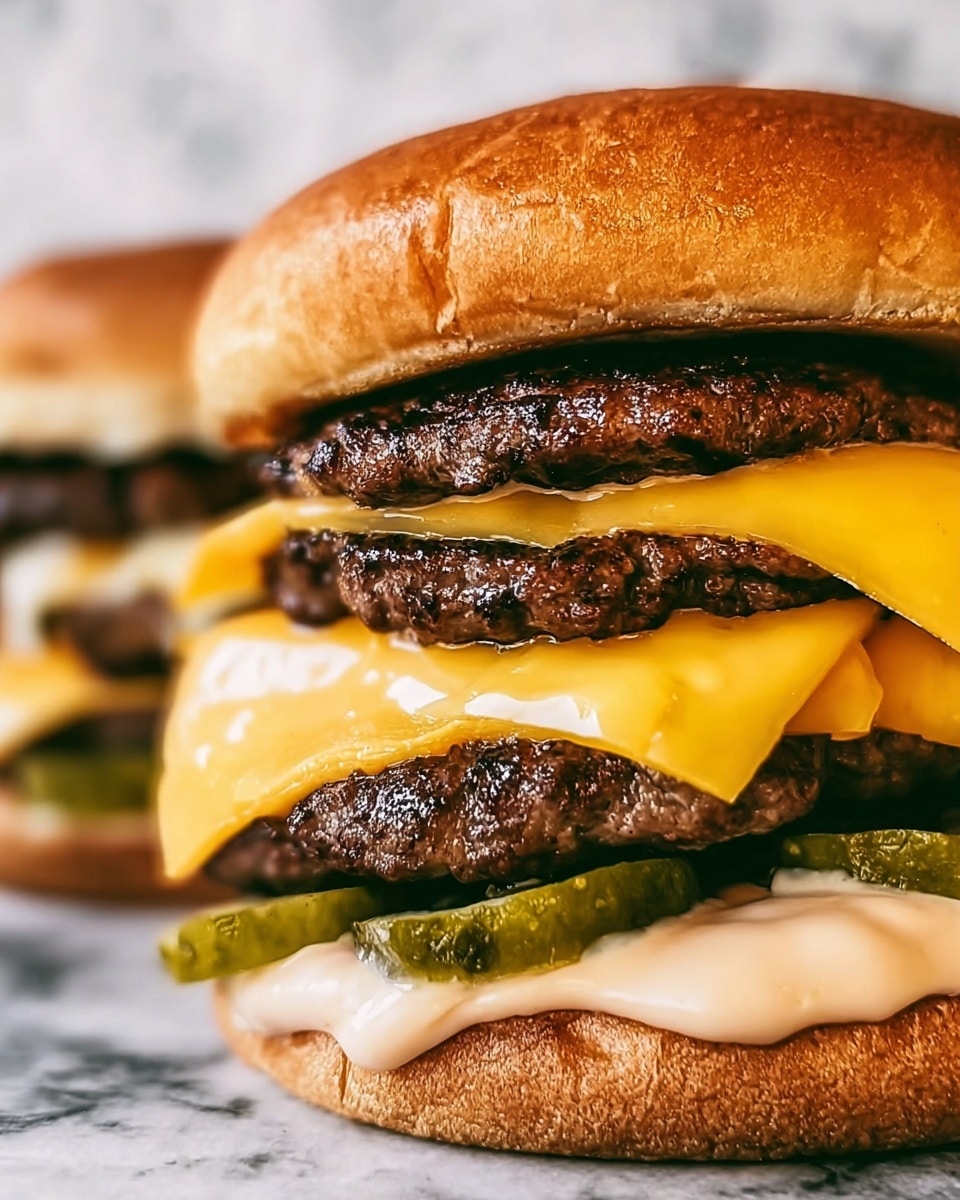 Homemade Sonic Double Smasher Burger Recipe - Recipe Image