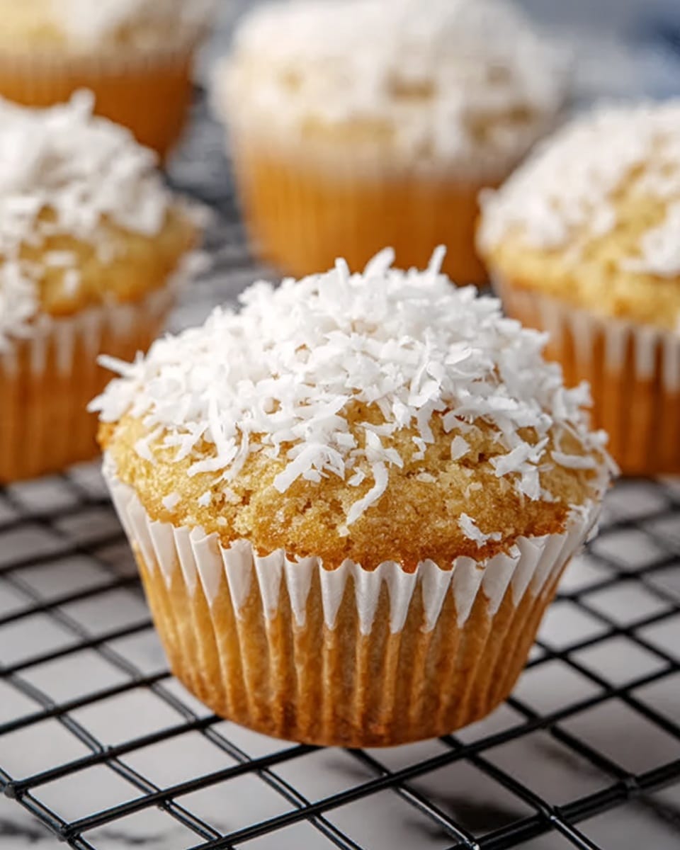 Lemon Coconut Muffins Recipe - Recipe Image