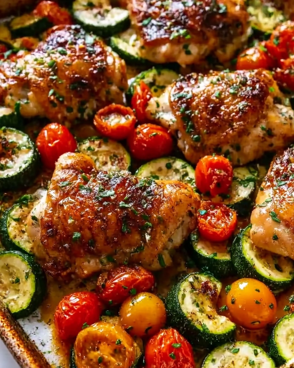 Mediterranean Chicken Zucchini Bake Recipe - Recipe Image