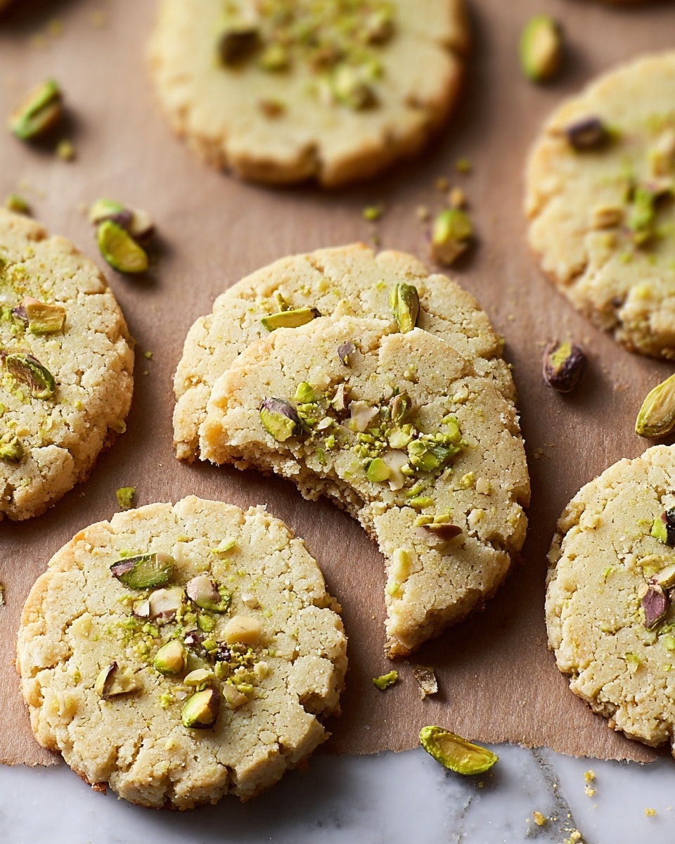 Pistachio Shortbread Cookies Recipe - Recipe Image