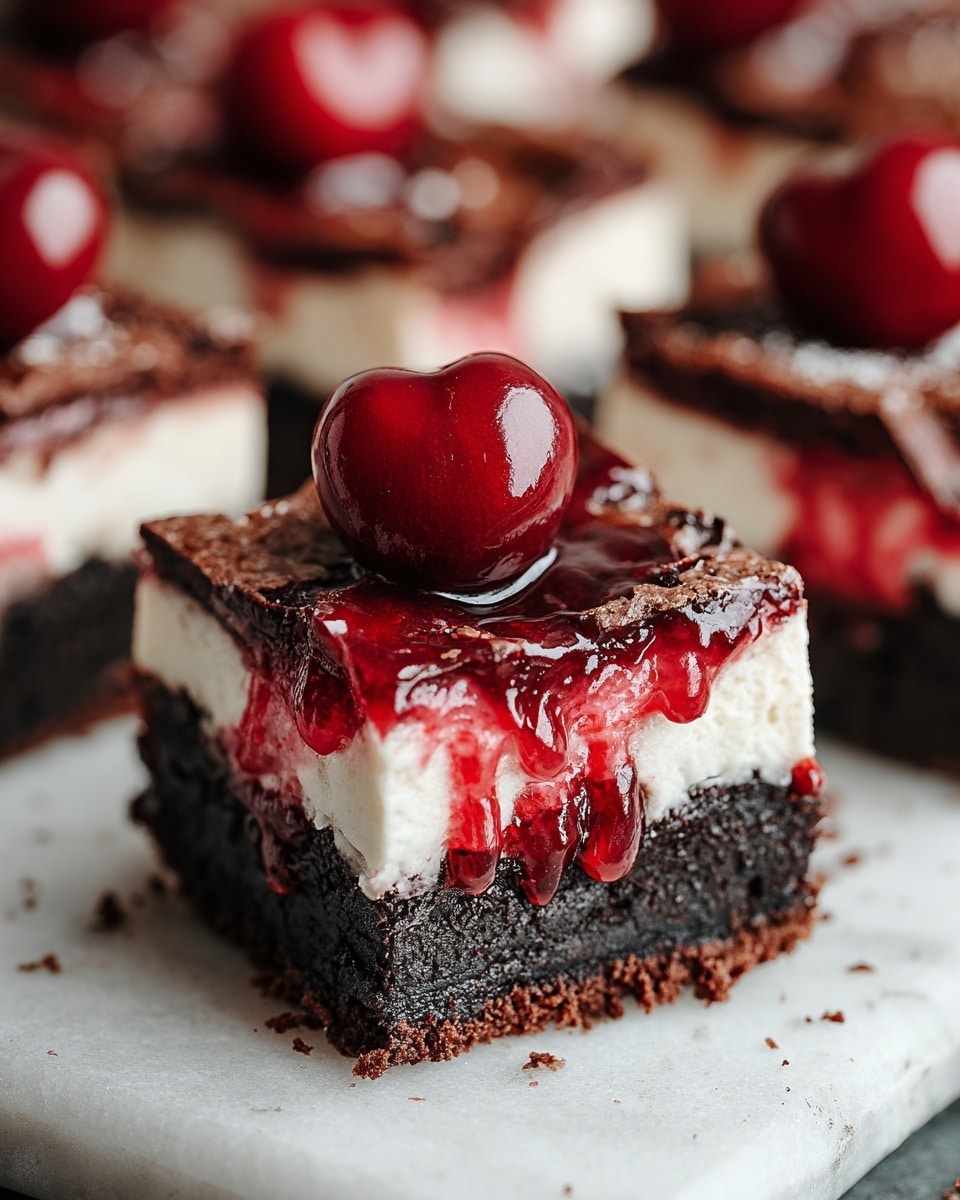 Cherry Cheesecake Brownies Recipe - Recipe Image