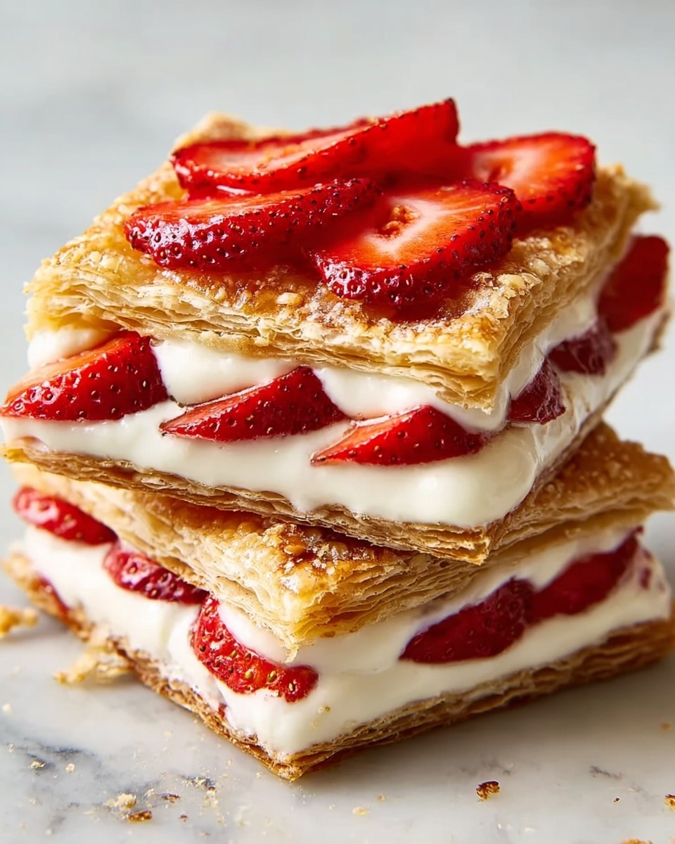 Strawberry Cream Cheese Danish Delights Recipe - Recipe Image