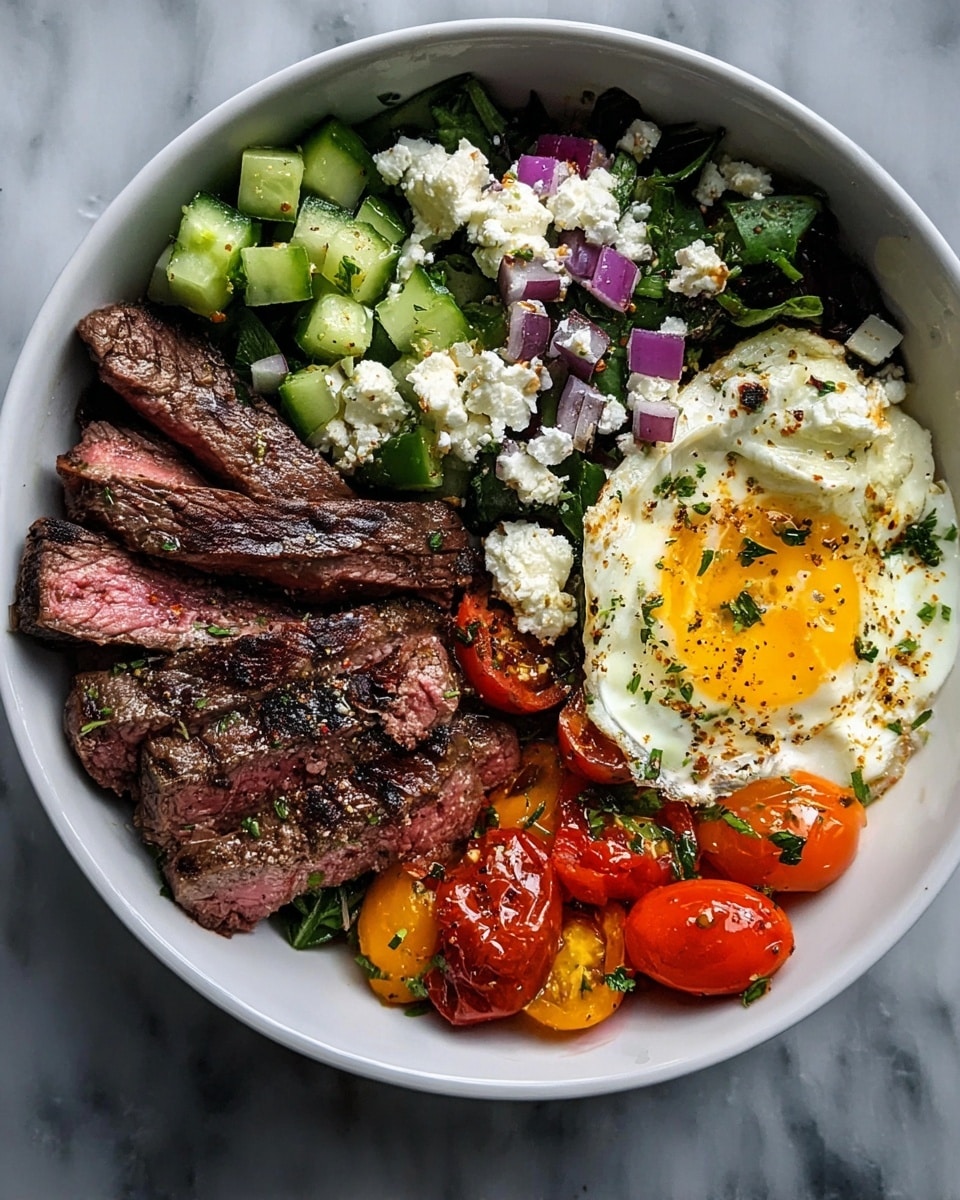 Mediterranean Steak Bowls Recipe - Recipe Image