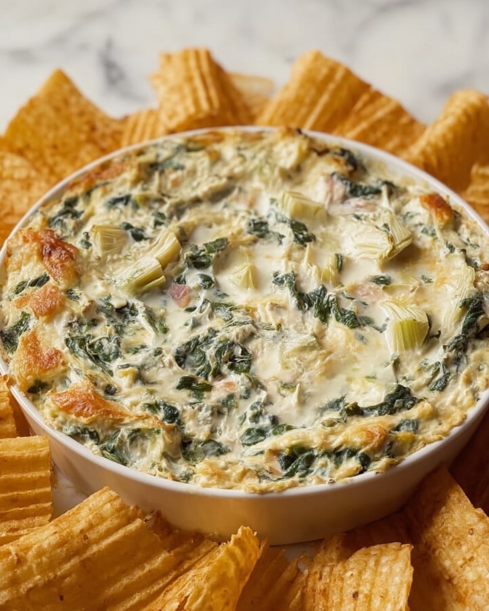 Spinach Artichoke Dip: The Ultimate Comforting Appetizer Recipe - Recipe Image