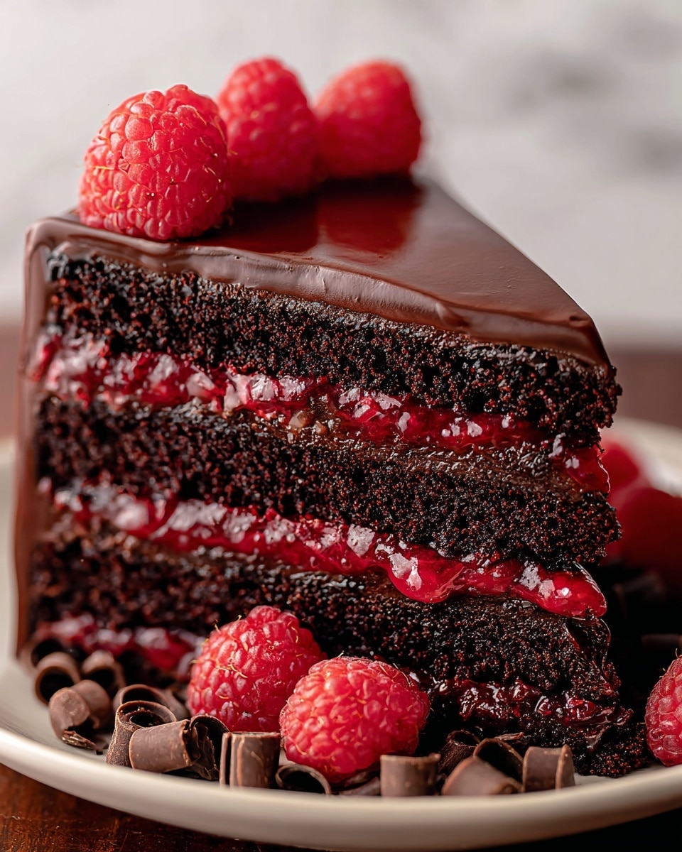 Chocolate Raspberry Cake Recipe - Recipe Image