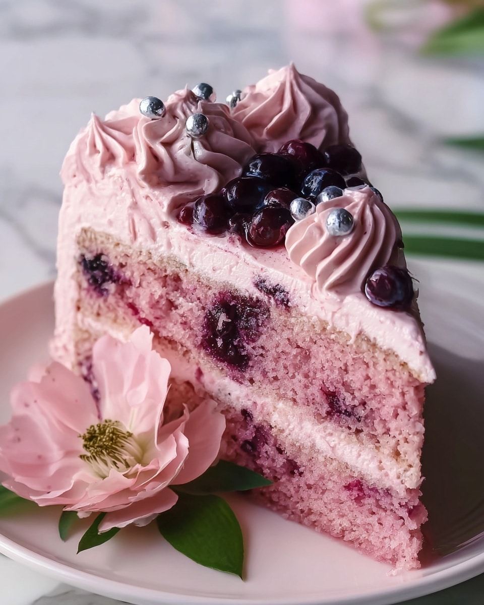 Hibiscus Bliss Cake Recipe - Recipe Image