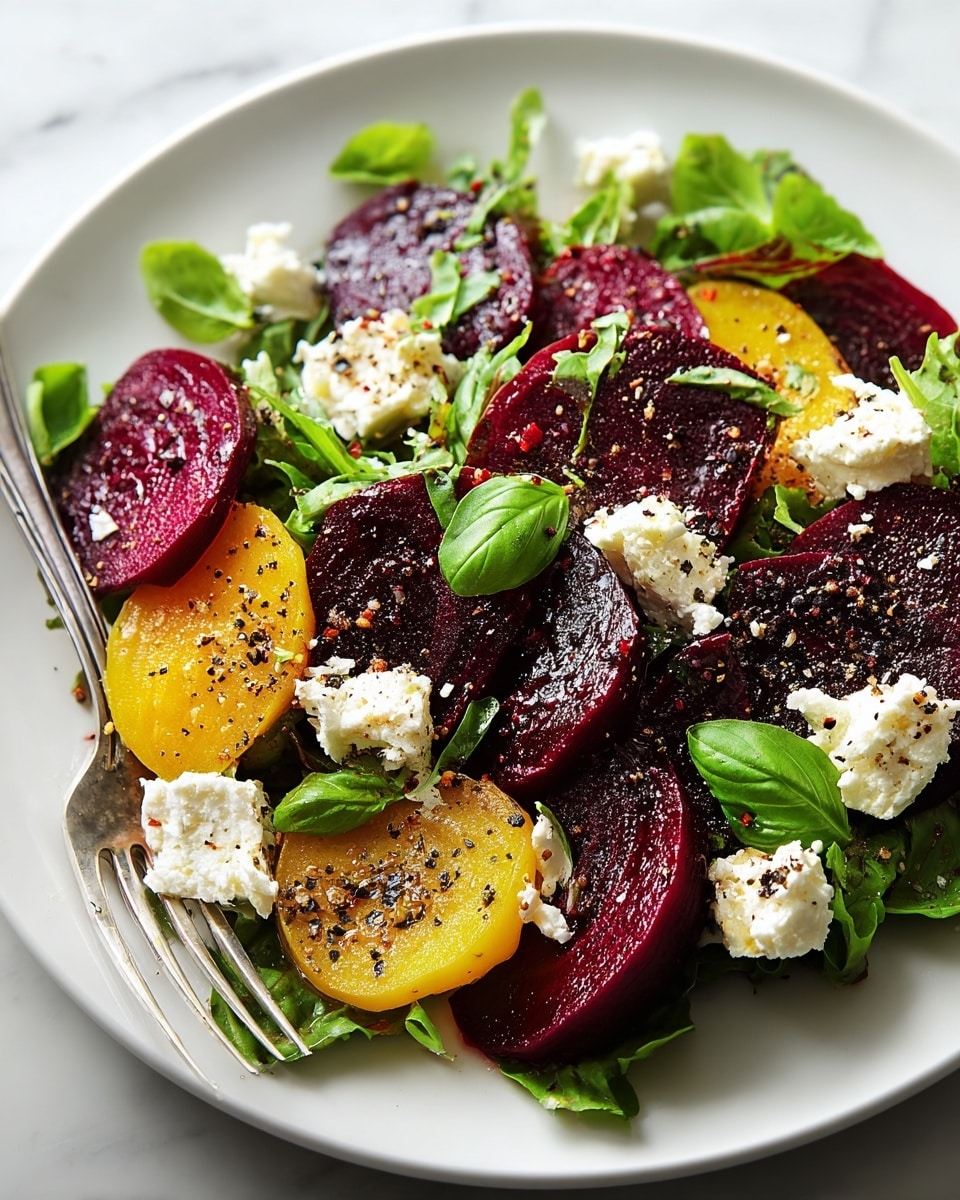 Beet and Goat Cheese Salad Recipe - Recipe Image