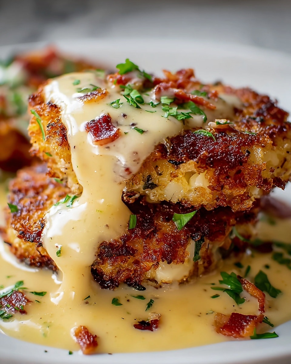 Grilled Shrimp and Cheddar Grit Fritters with Smoky Cream Recipe - Recipe Image