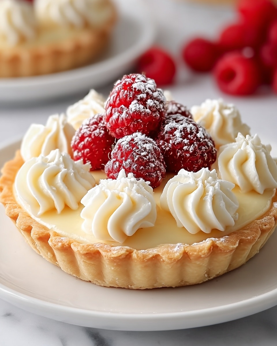 Rich White Chocolate Mousse Tart Recipe - Recipe Image