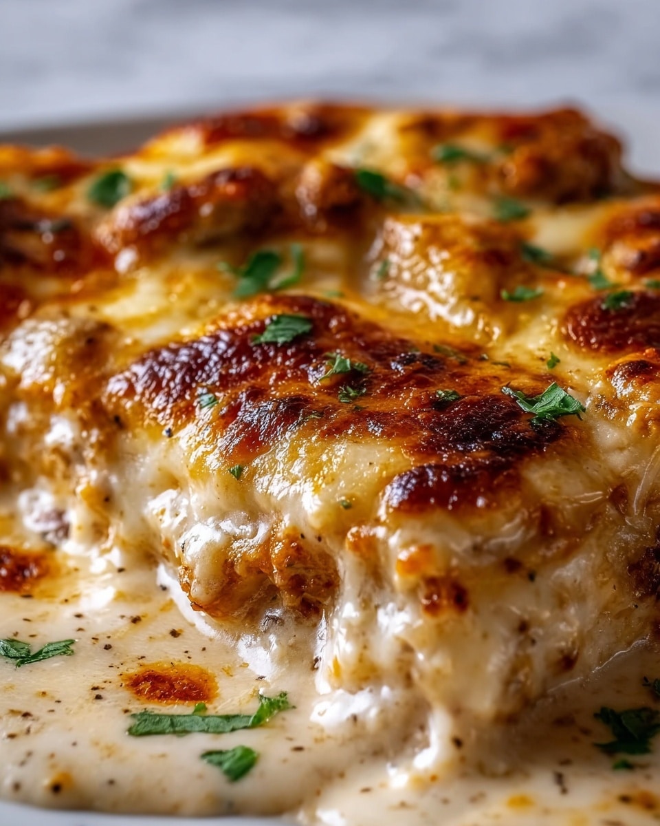 Cheesy Garlic Parmesan Chicken Pasta Skillet Recipe - Recipe Image