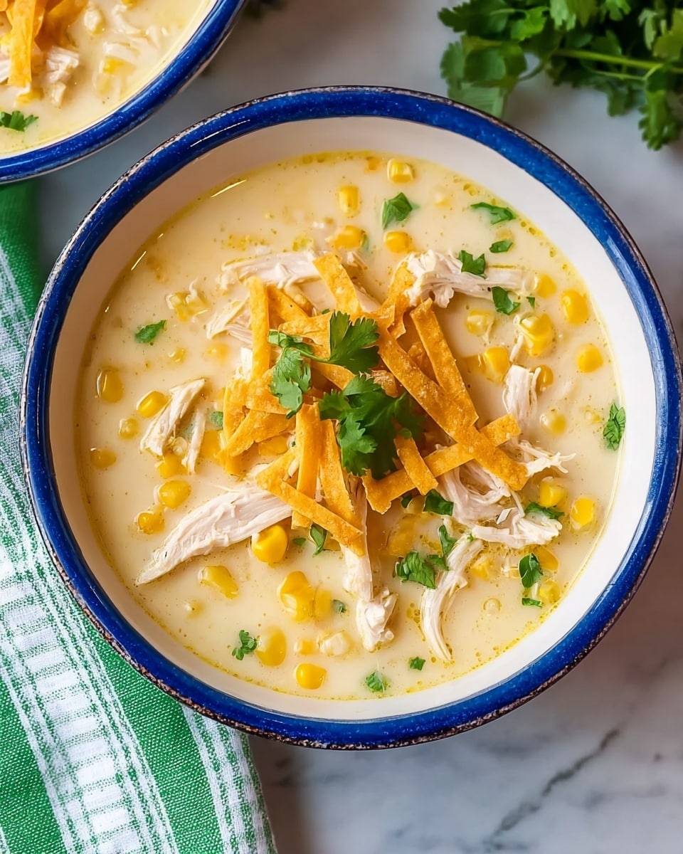 White Chicken Chili Soup: Creamy and Savory Ultimate Comfort Food Recipe - Recipe Image