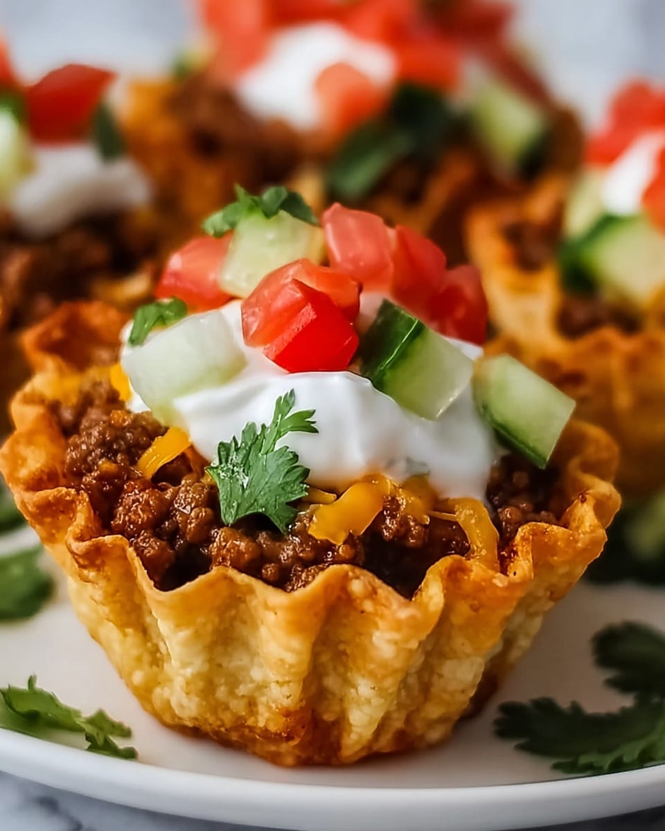 Taco Cupcakes Recipe - Recipe Image