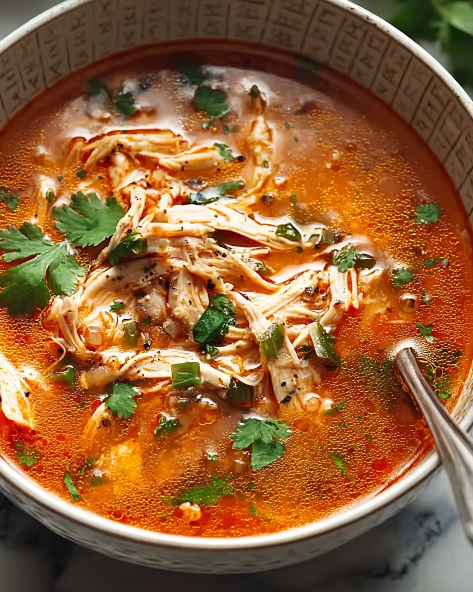 Spicy Chicken Soup with Lime and Cilantro Recipe - Recipe Image