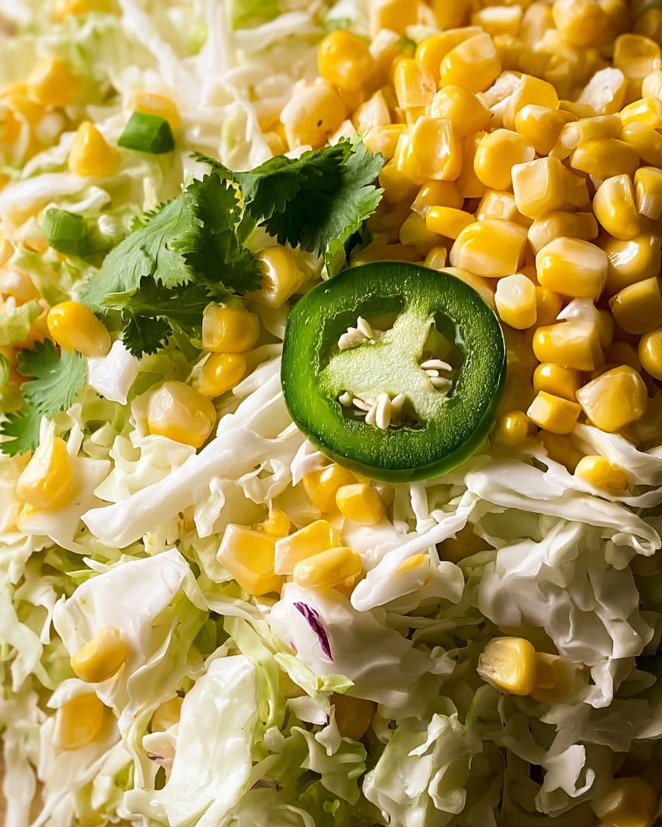 Jalapeño Corn Coleslaw Recipe - Recipe Image