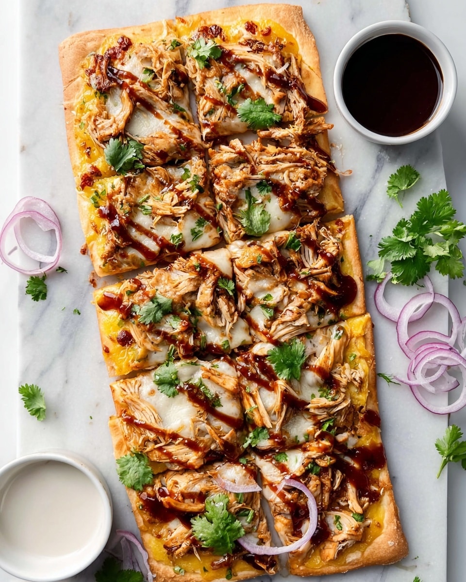 Grilled BBQ Chicken Pizza Recipe - Recipe Image
