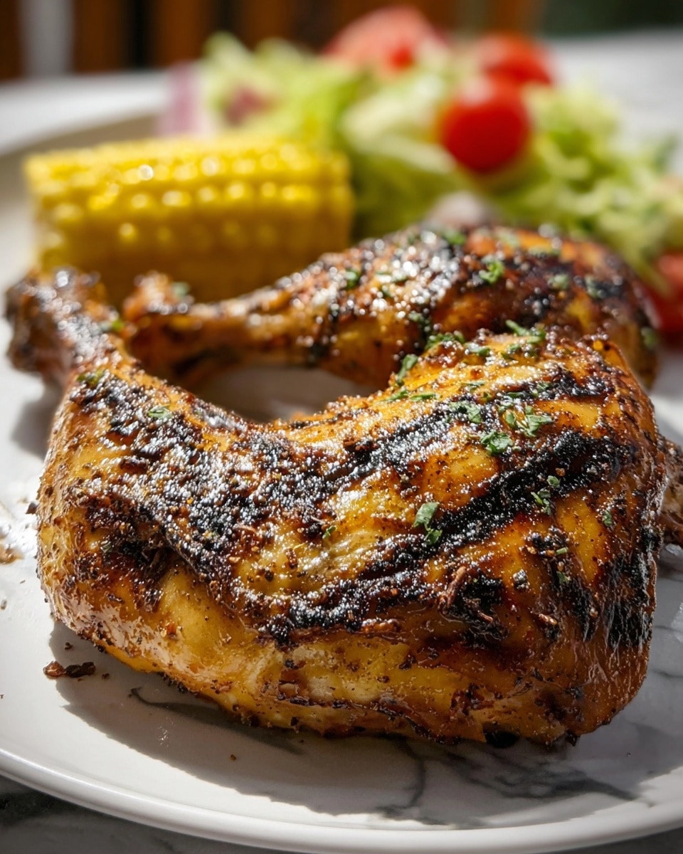 Juicy and Crispy Grilled Chicken Legs with Smoky Spice Rub Recipe - Recipe Image
