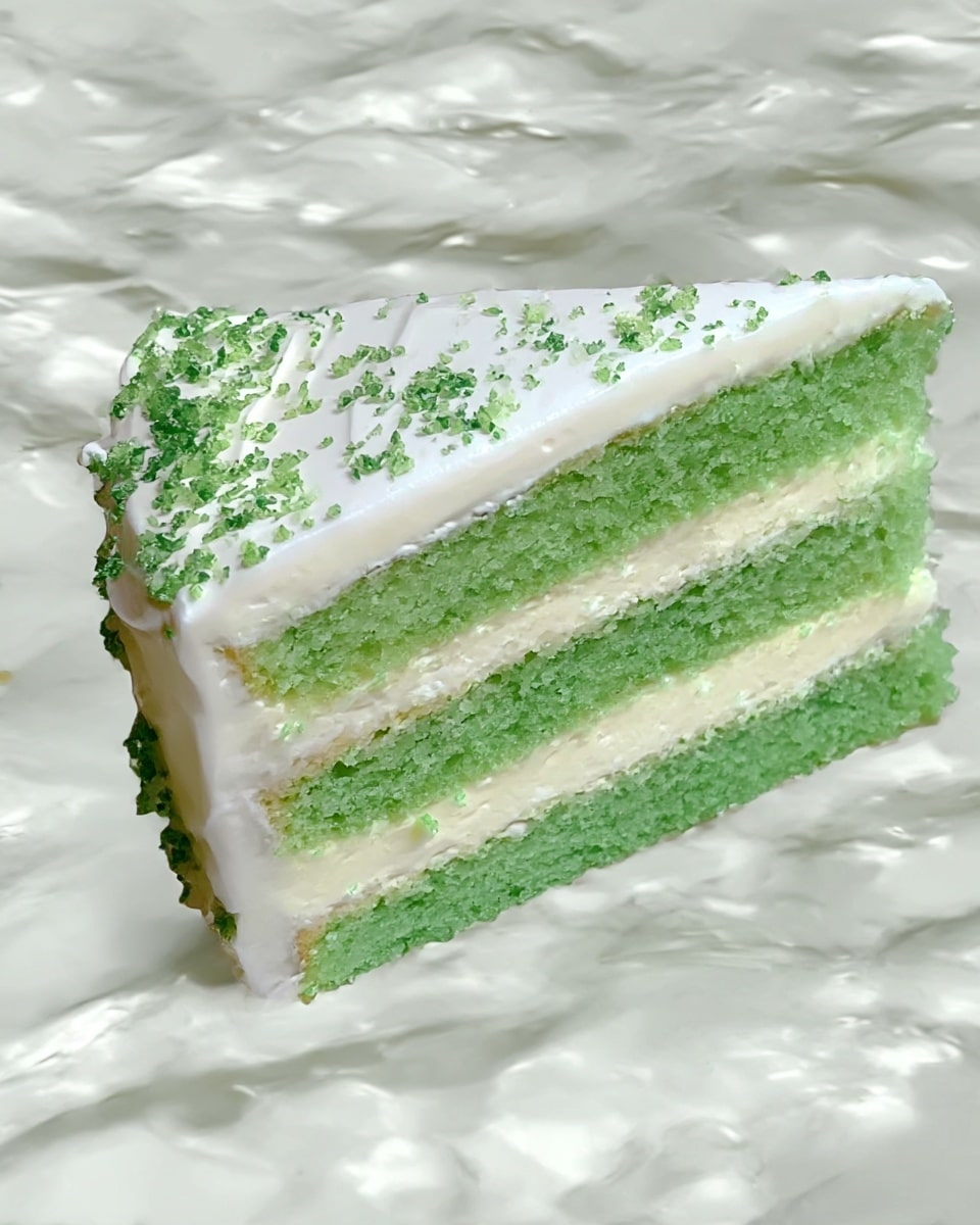 Green Cake (Lime Cake): Vibrant and Moist Recipe - Recipe Image
