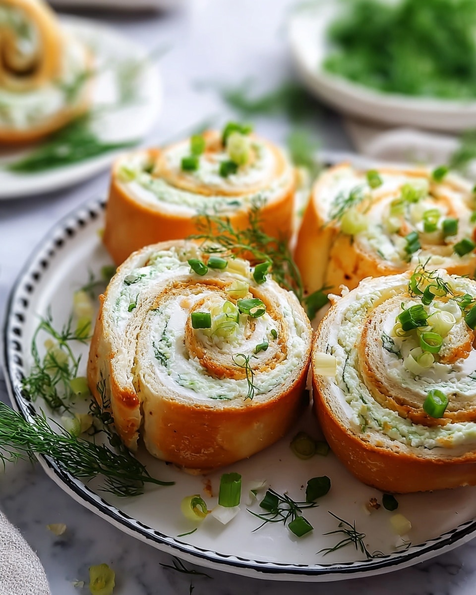 Creamy Pickle Roll-Ups Recipe - Recipe Image