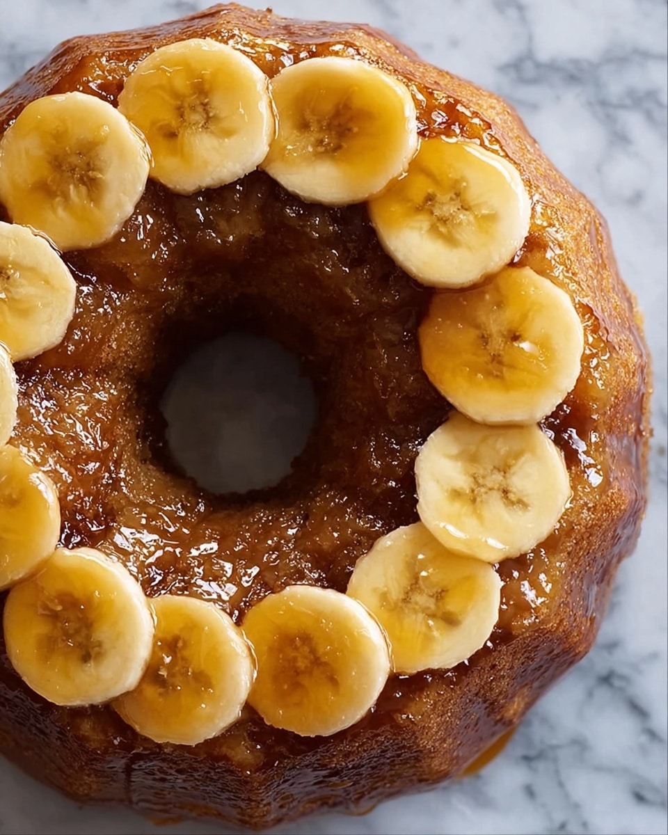 Irresistible Banana Upside Down Cake Recipe - Recipe Image