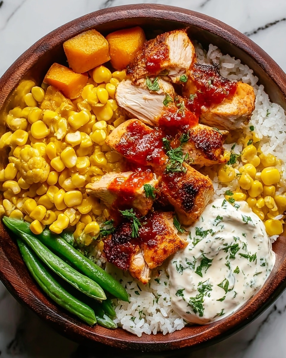 Street Corn Chicken Rice Bowl Recipe - Recipe Image